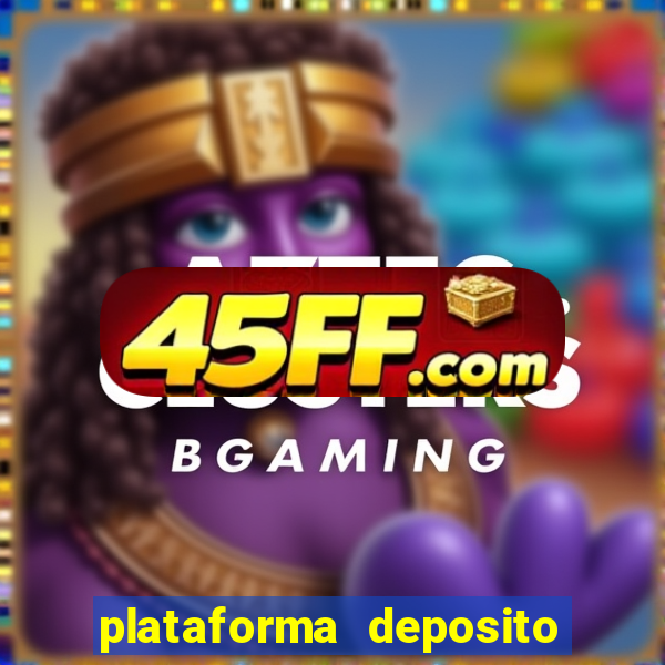 plataforma deposito 1 real fortune tiger